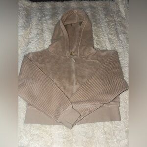 Women’s Nuuds Textured Zip Up Hoodie Jacket Size Small
